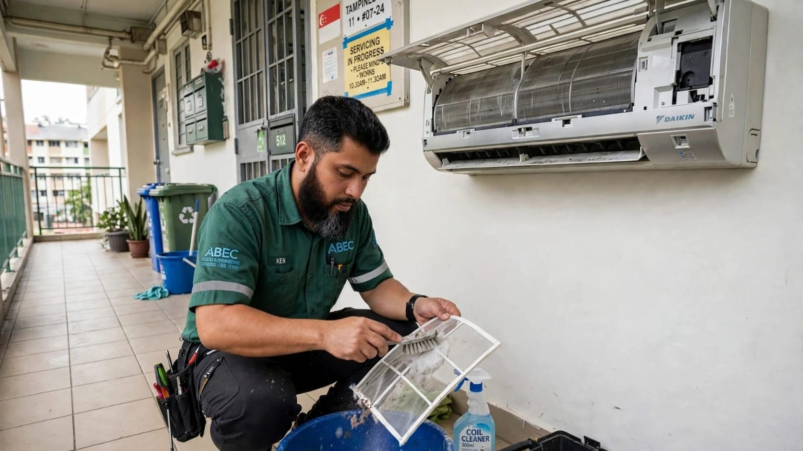 Aircon Servicing and Installation Works